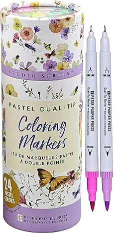 Pastel Dual-Tip Markers